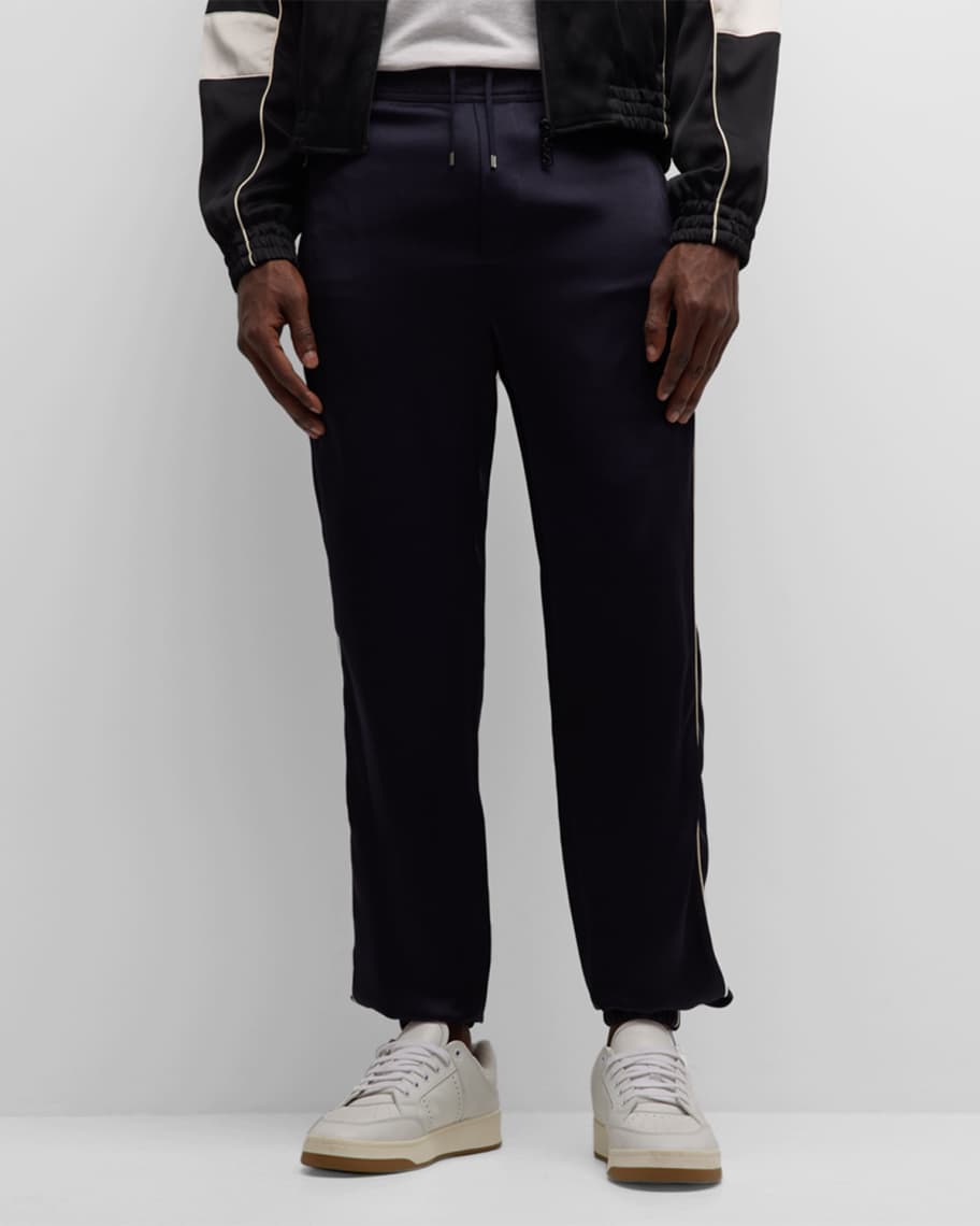 Saint Laurent Men's Retro Jogger Pants