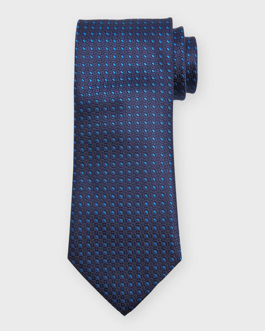 Canali Men's Silk Jacquard Tie | Neiman Marcus