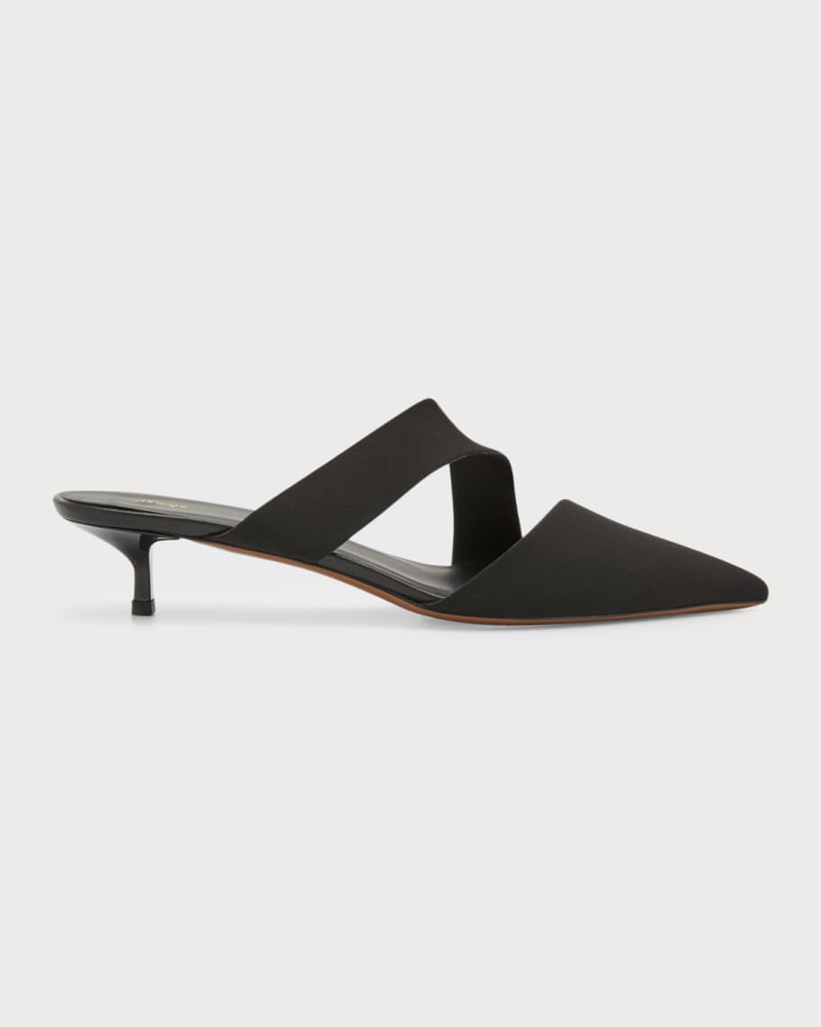 Neous Caph Kitten Heel Slide Sandals Neiman Marcus