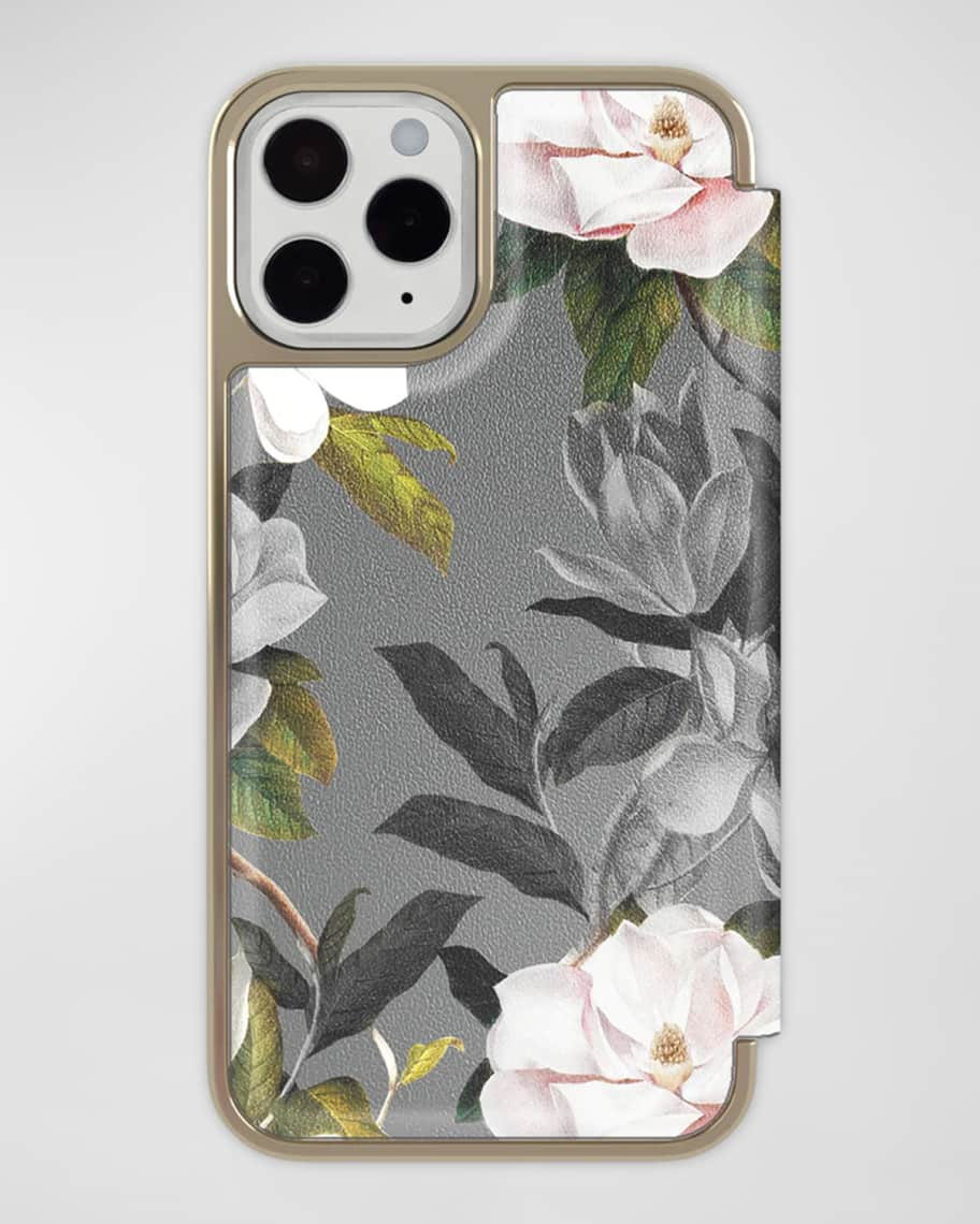 Ted Baker Porcelain Rose Mirror Folio iPhone 14 Plus Case