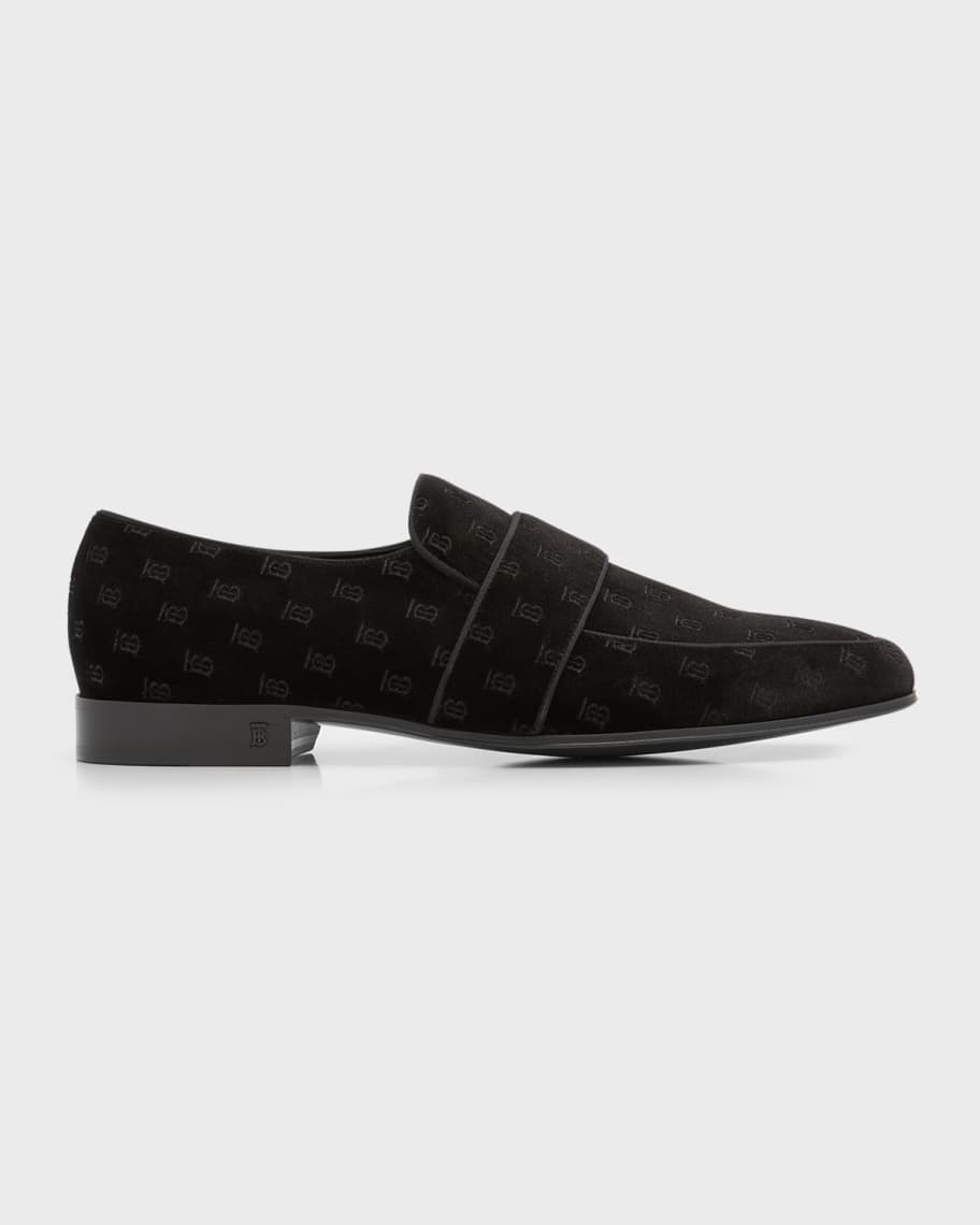 Burberry velvet shoes top