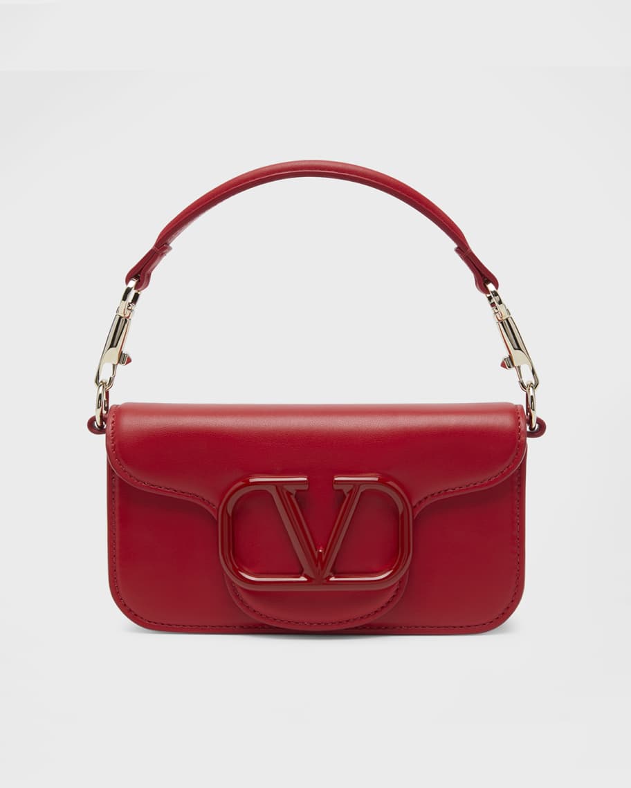 Valentino Garavani Small Flap Leather Shoulder Bag | Neiman Marcus