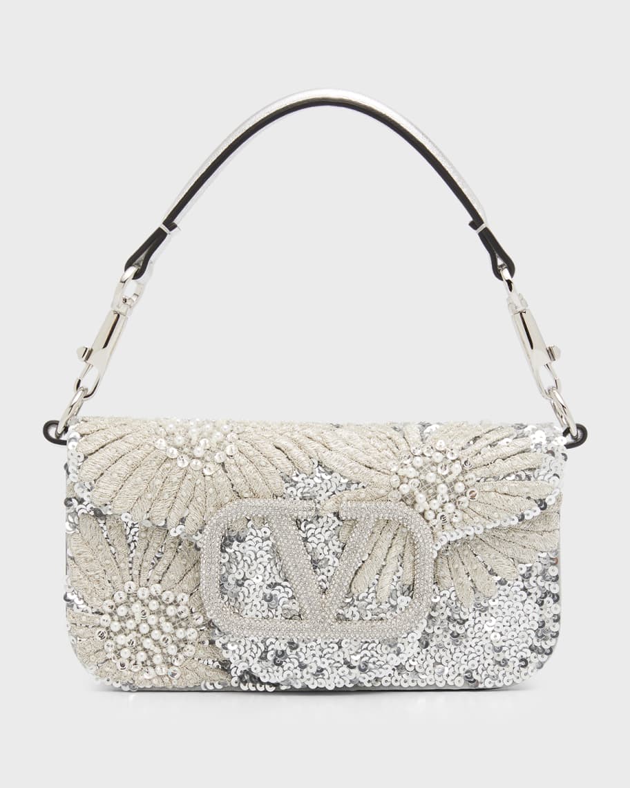 Valentino Garavani sequin-embellished shoulder bag - Green