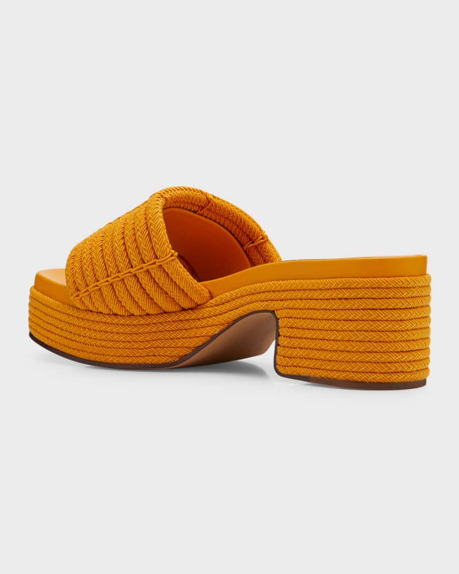 Image 3 of 6: Margo Cord Mule Slide Sandals