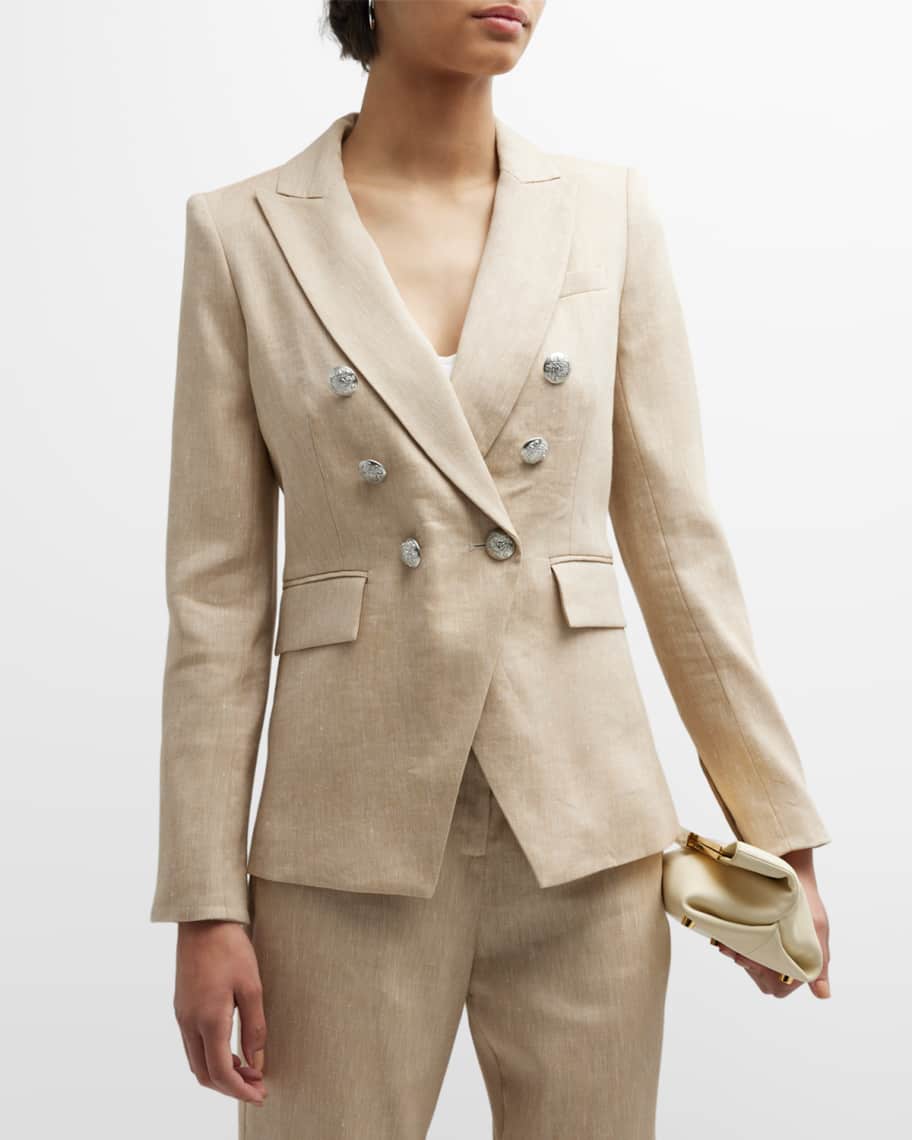 Veronica Beard Miller Linen Dickey Jacket | Neiman Marcus