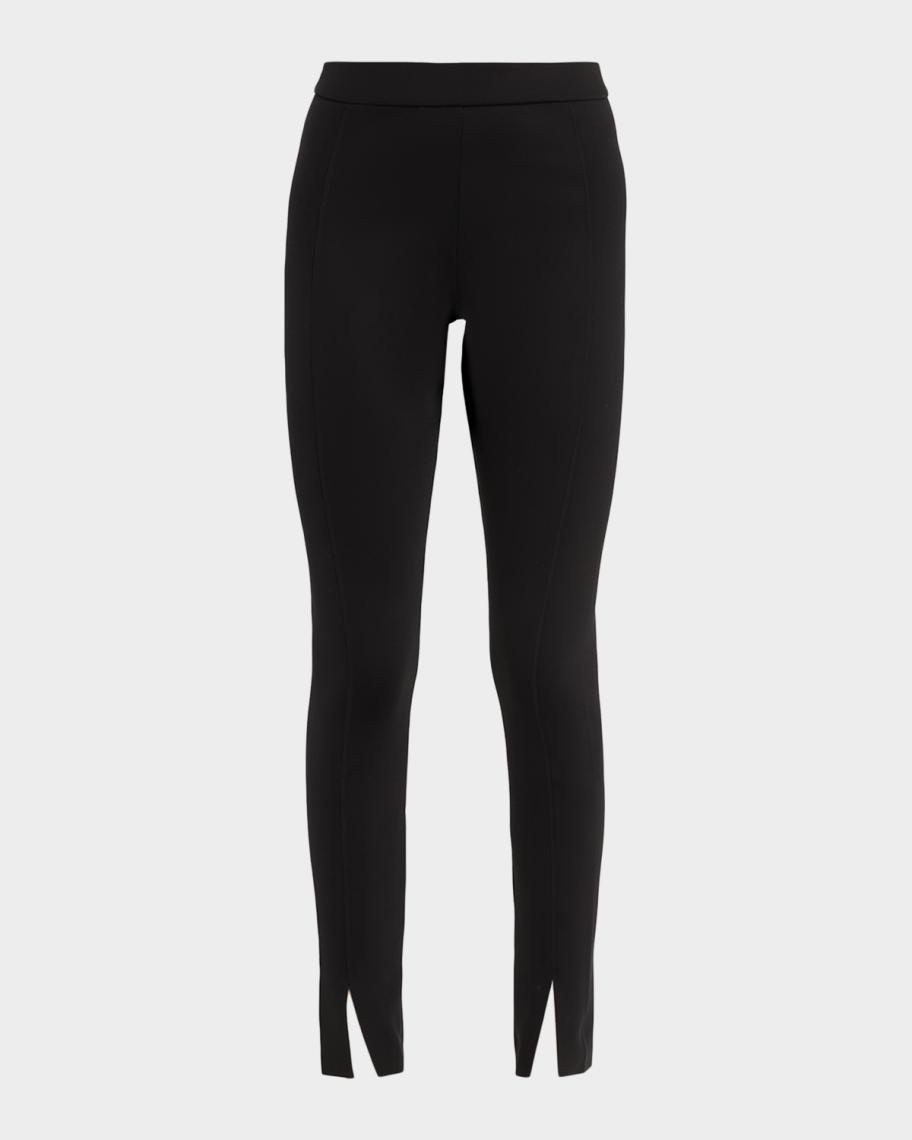 レッグウェア Wolford LEGGINGS SummerCheck Wolford Midnight Grace Front-Slit Jersey Leggings | Neiman Marcus