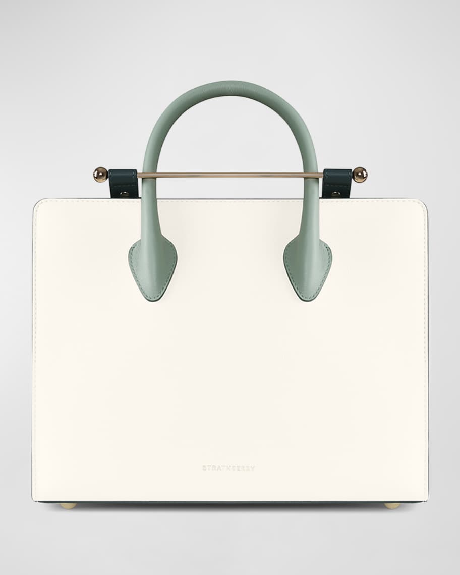STRATHBERRY Leather Midi Tote | Neiman Marcus