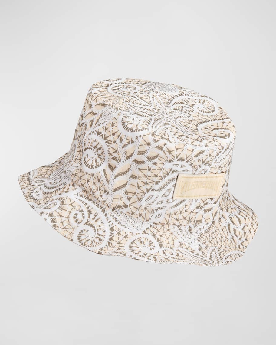 Vilebrequin Dentelles Hemp Bucket Hat | Neiman Marcus