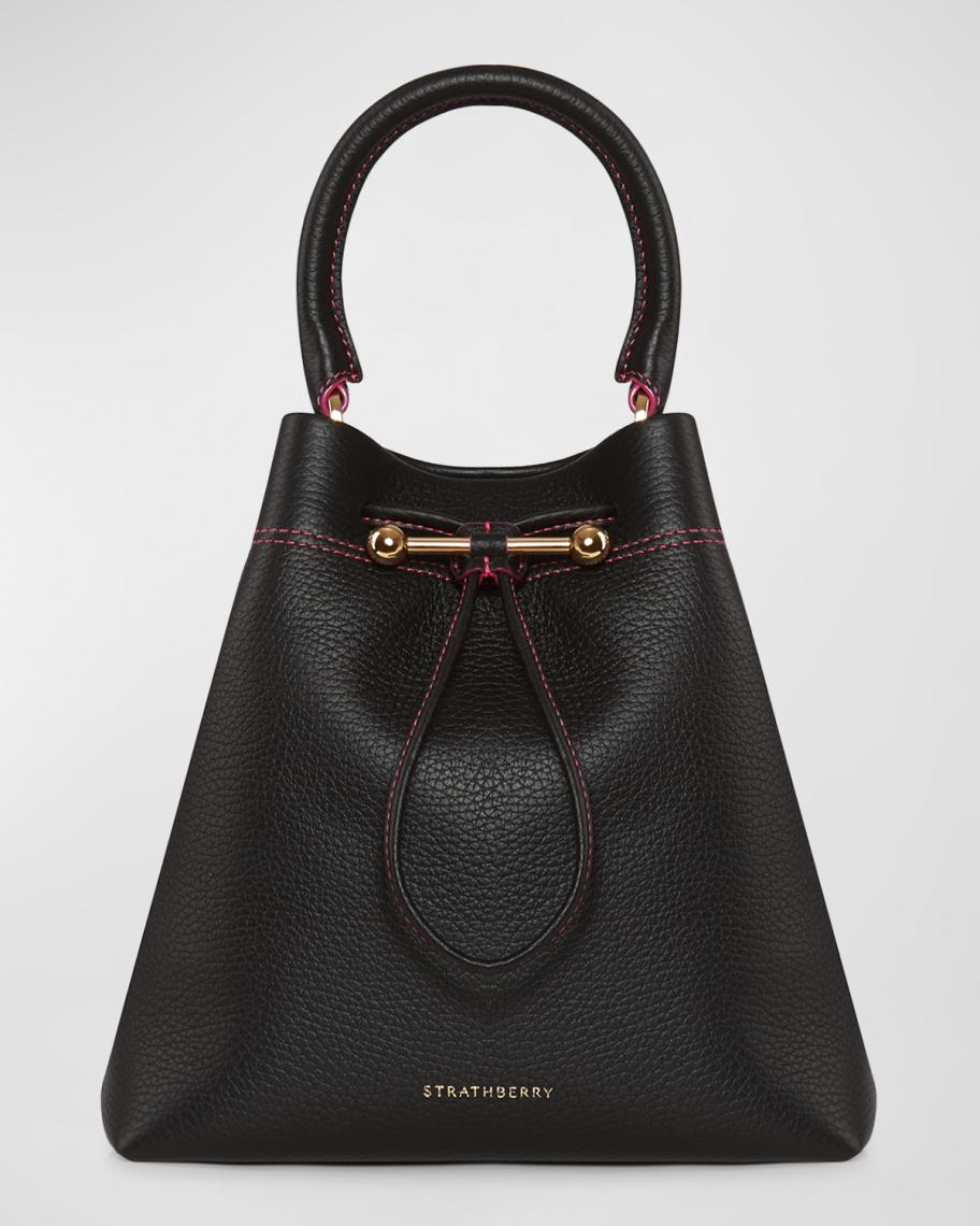 STRATHBERRY x SJP City Osette Drawstring Leather Top-Handle Bag ...