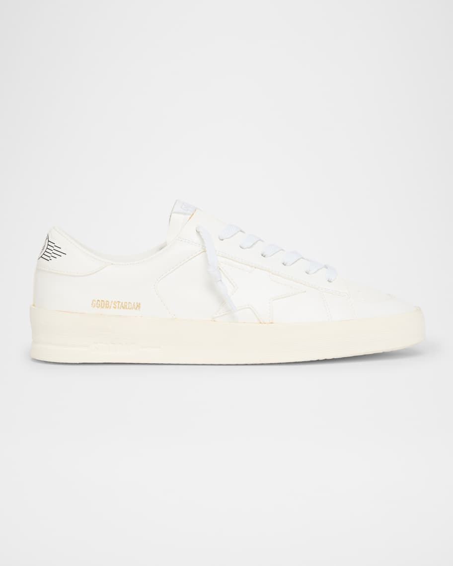 Golden Goose Men's Stardan Leather Low-Top Sneakers | Neiman Marcus