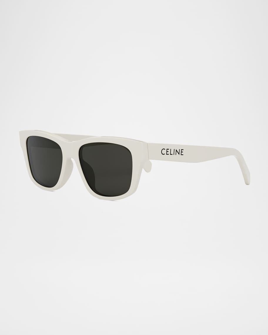 Celine Men's Monochroms Square Acetate Sunglasses | Neiman Marcus