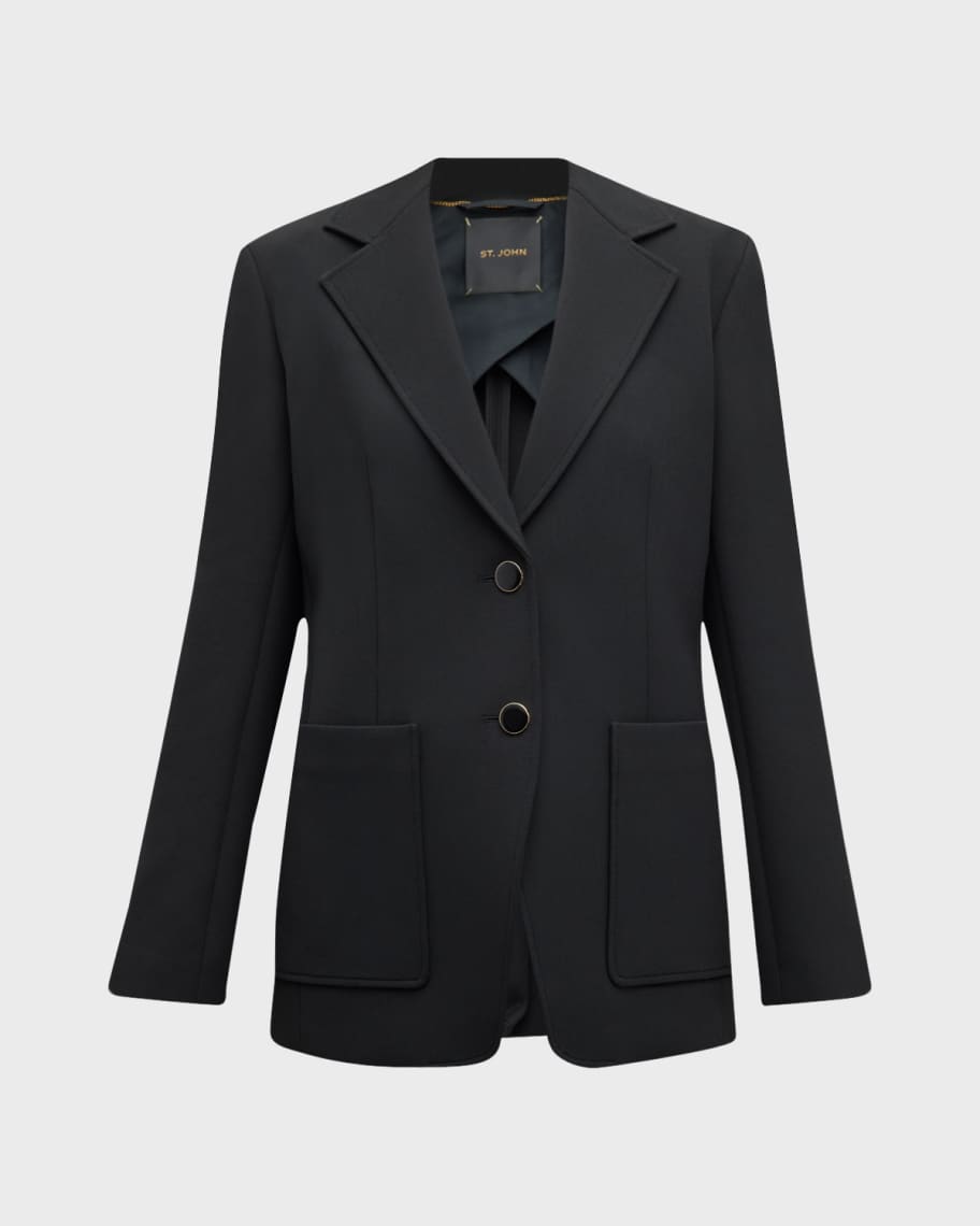 Double-Breasted Car Coat - Black - Ladies | H&M US