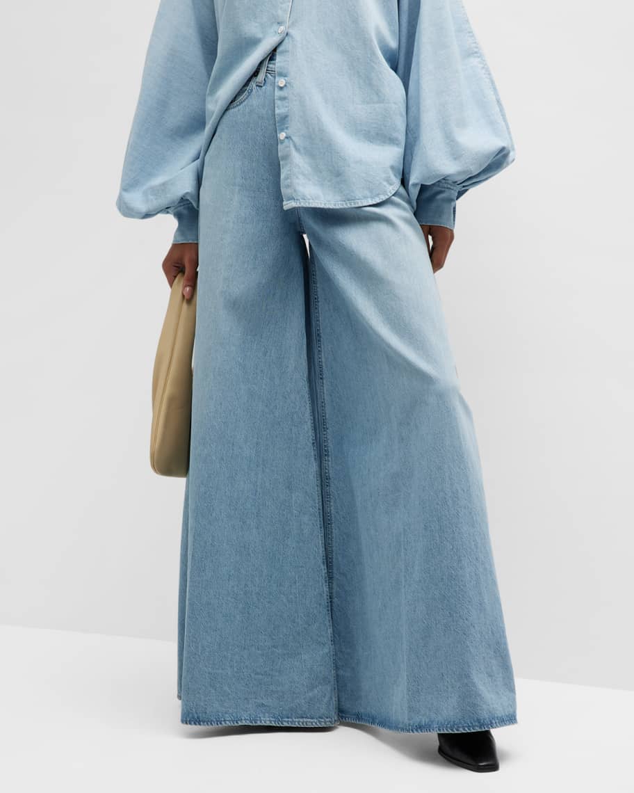 MADE IN TOMBOY Benny Oversized Wide Jeans | Neiman Marcus