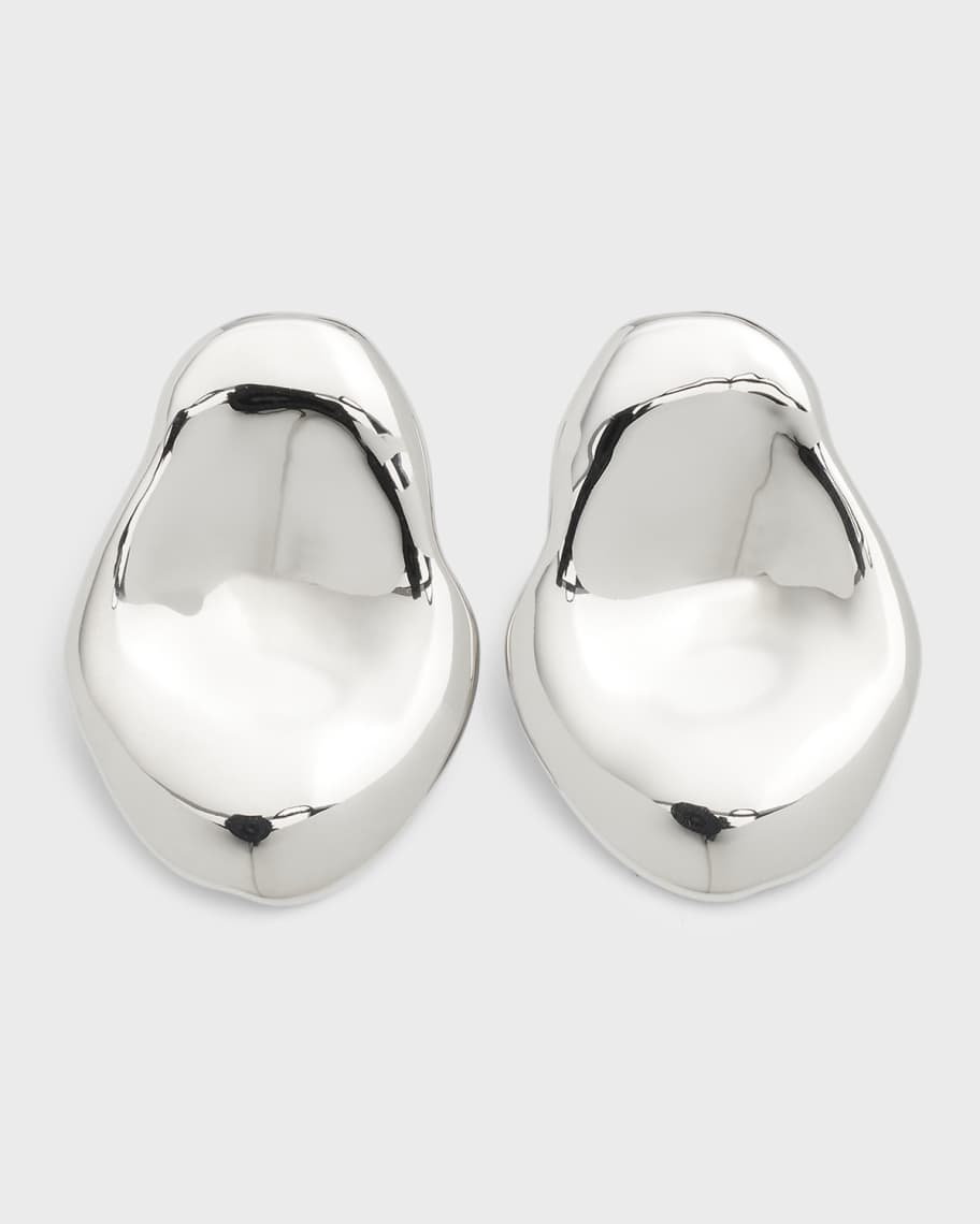 Alexander McQueen Polished Sculptural Earrings | Neiman Marcus