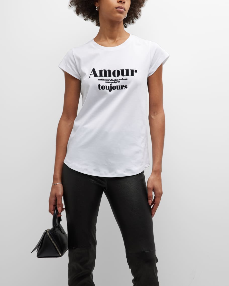 Amour Luxe T Shirts Dames Zadig Voltaire Amour Toujours T-Shirt Neiman  Marcus