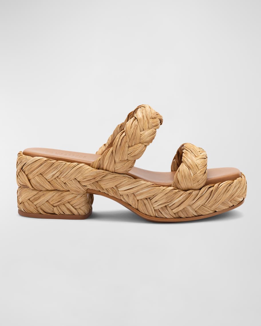 Vince aurelia leather slides sale