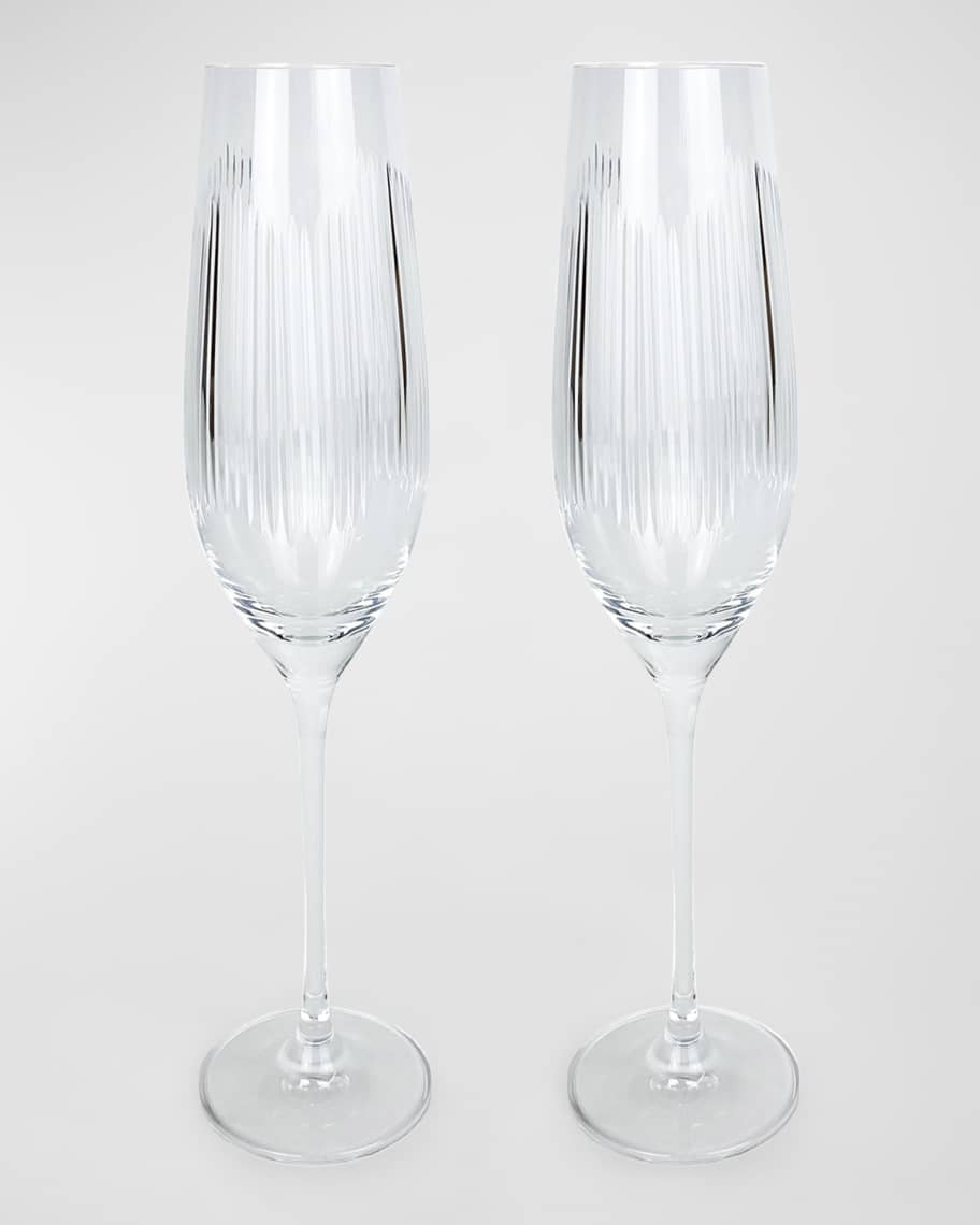 Michael Wainwright Berkshire Champagne Flutes, Set of 2 Neiman Marcus