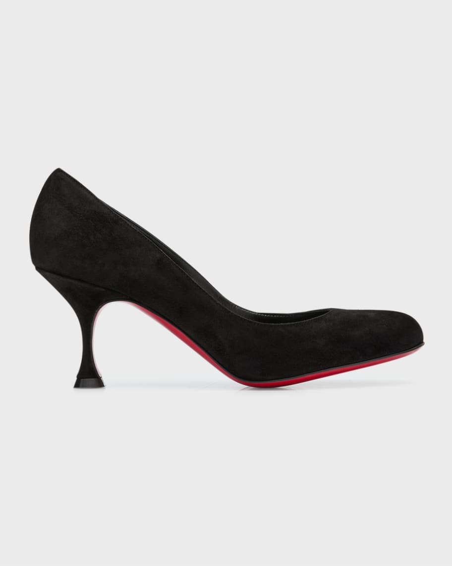 Christian Louboutin Stella Suede Red Sole Pumps | Neiman Marcus