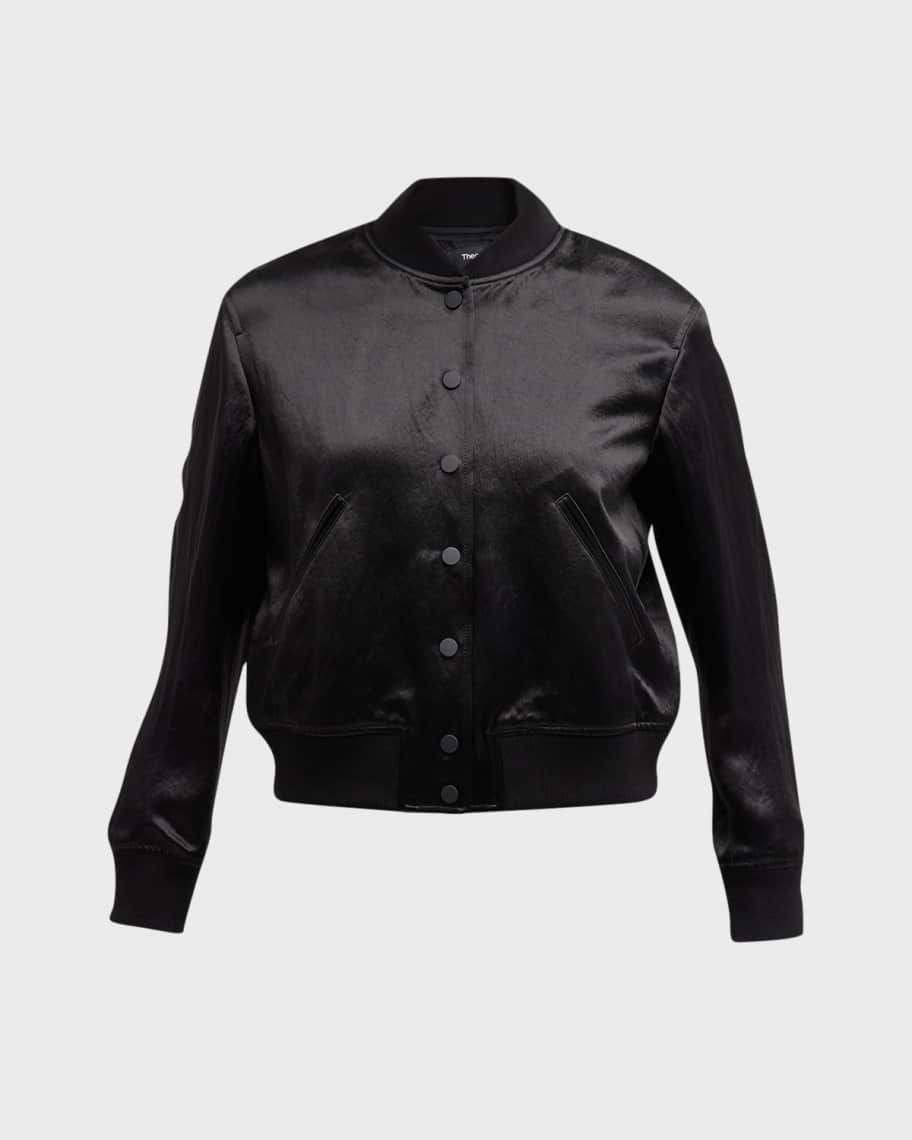 Theory Varsity Jacket in Leather & Suede - ShopStyle