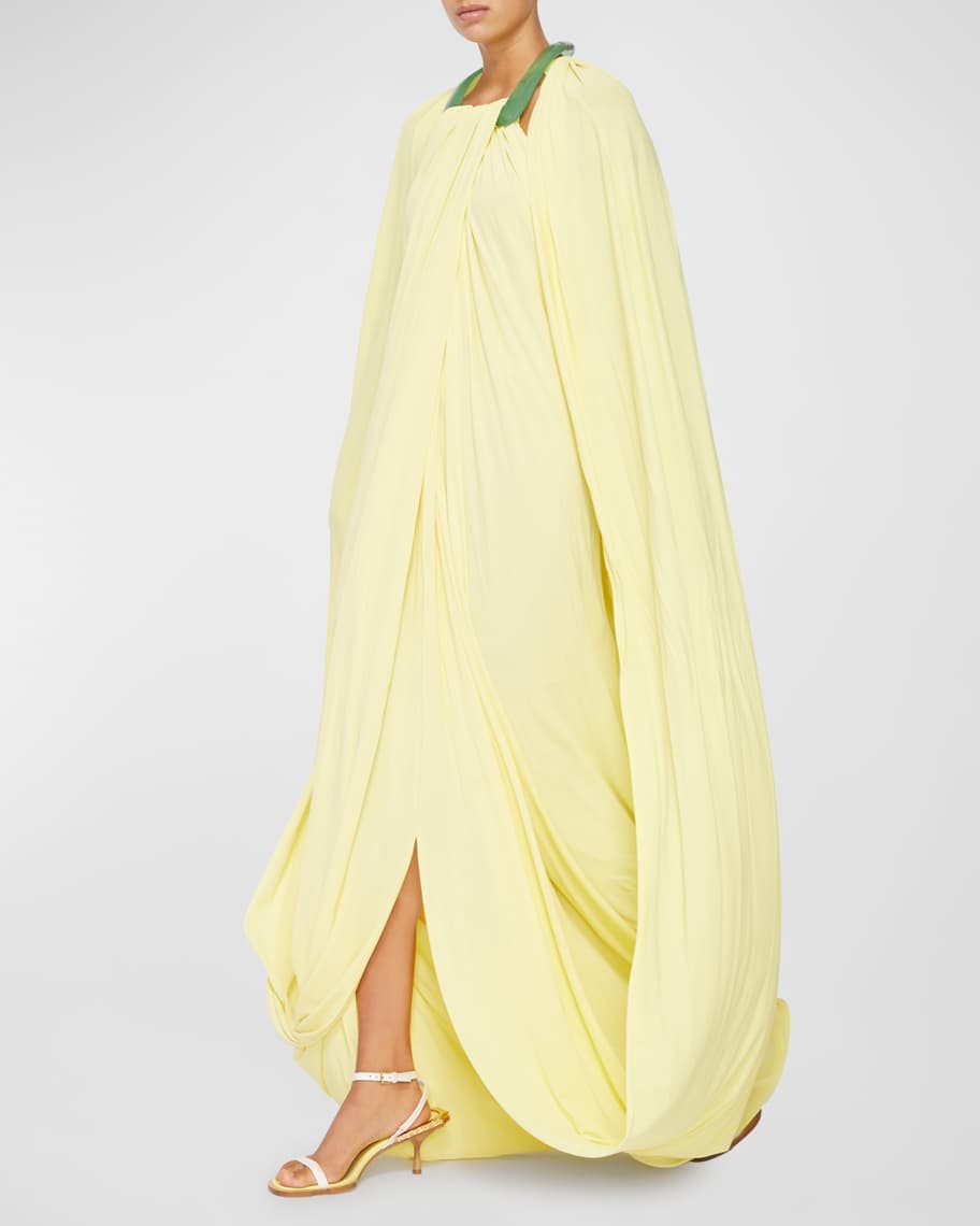 SIMKHAI Jacky Draped Maxi Dress | Neiman Marcus