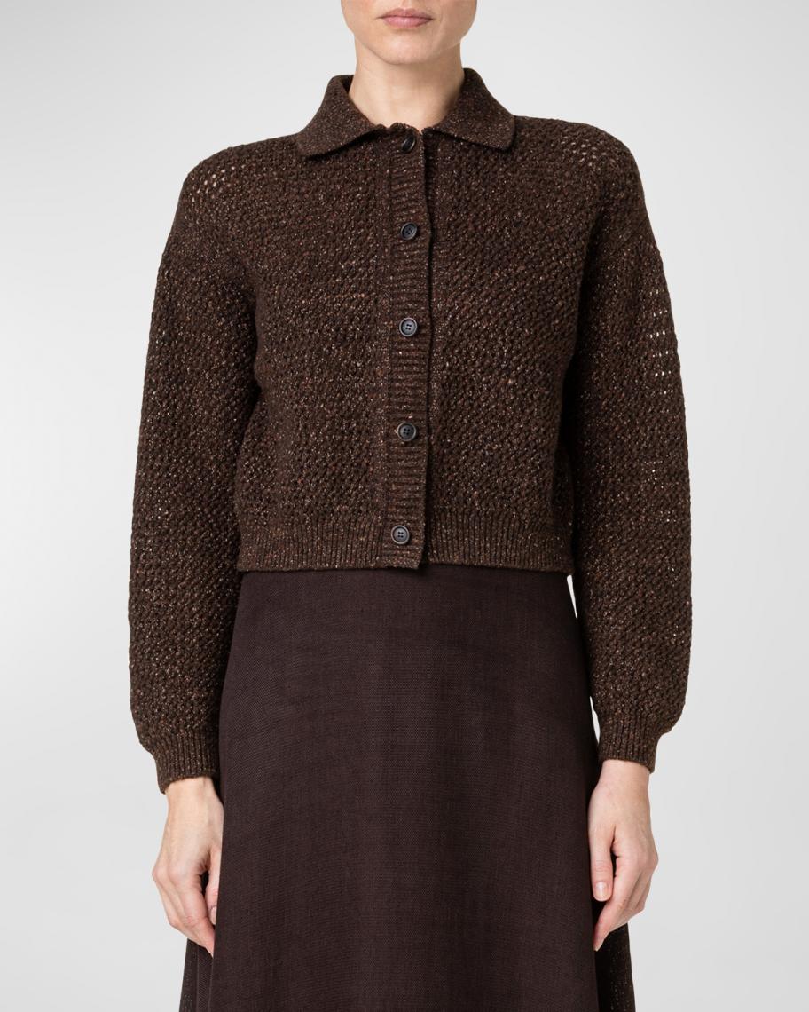 Veste Akris Vert Lime Velours Côtelé Coton Cachemire - Taille US 8, Occasion Très Bon état