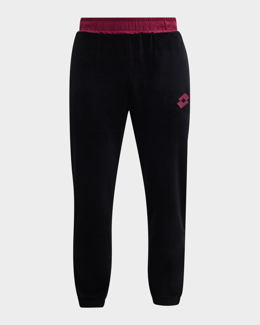 Mens velour joggers shop