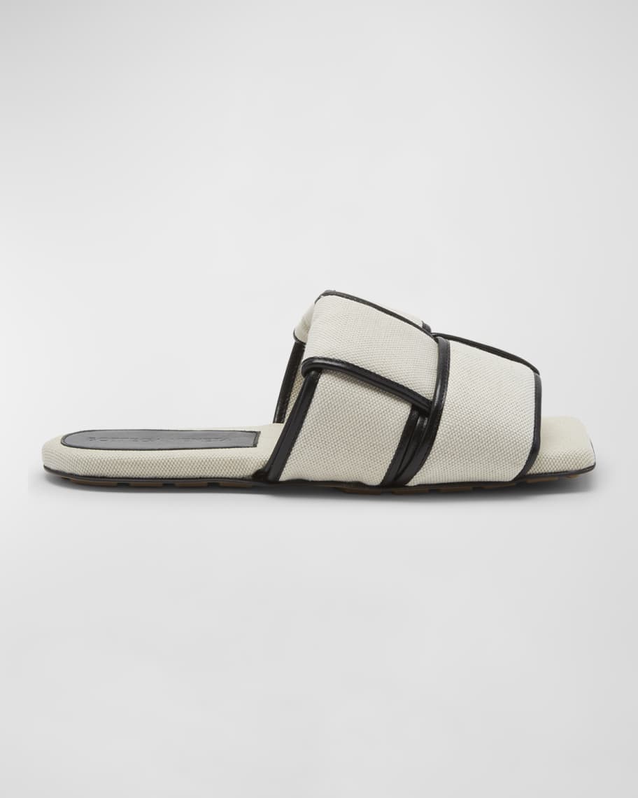 【送料&関税込】Bottega Veneta Patch Mule Bottega Veneta Patch Mule Woven Leather Flat Sandals