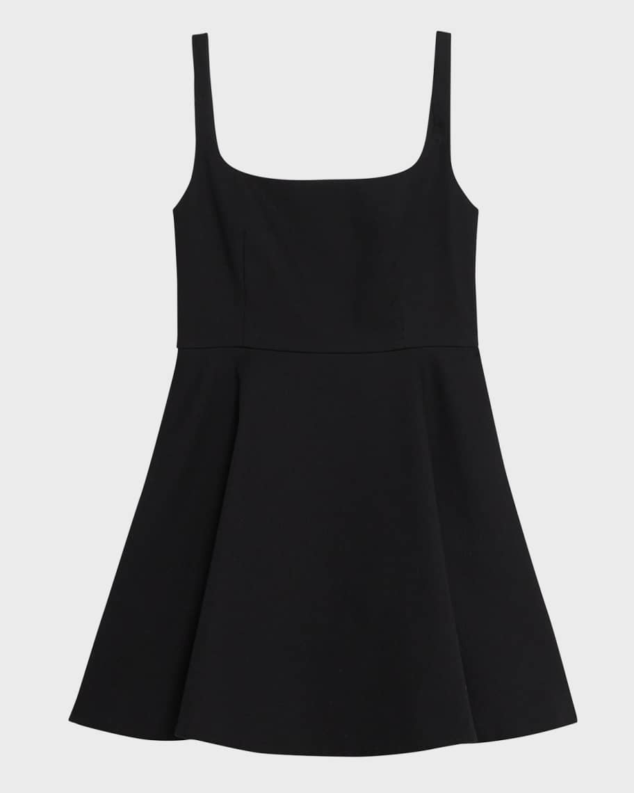 Square neck flare dress clearance
