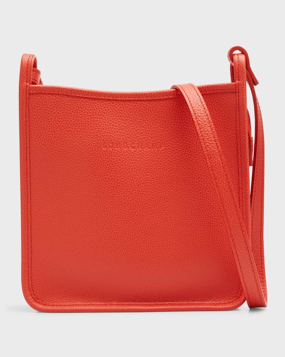 Longchamp logo-embossed Leather Crossbody Bag - Farfetch