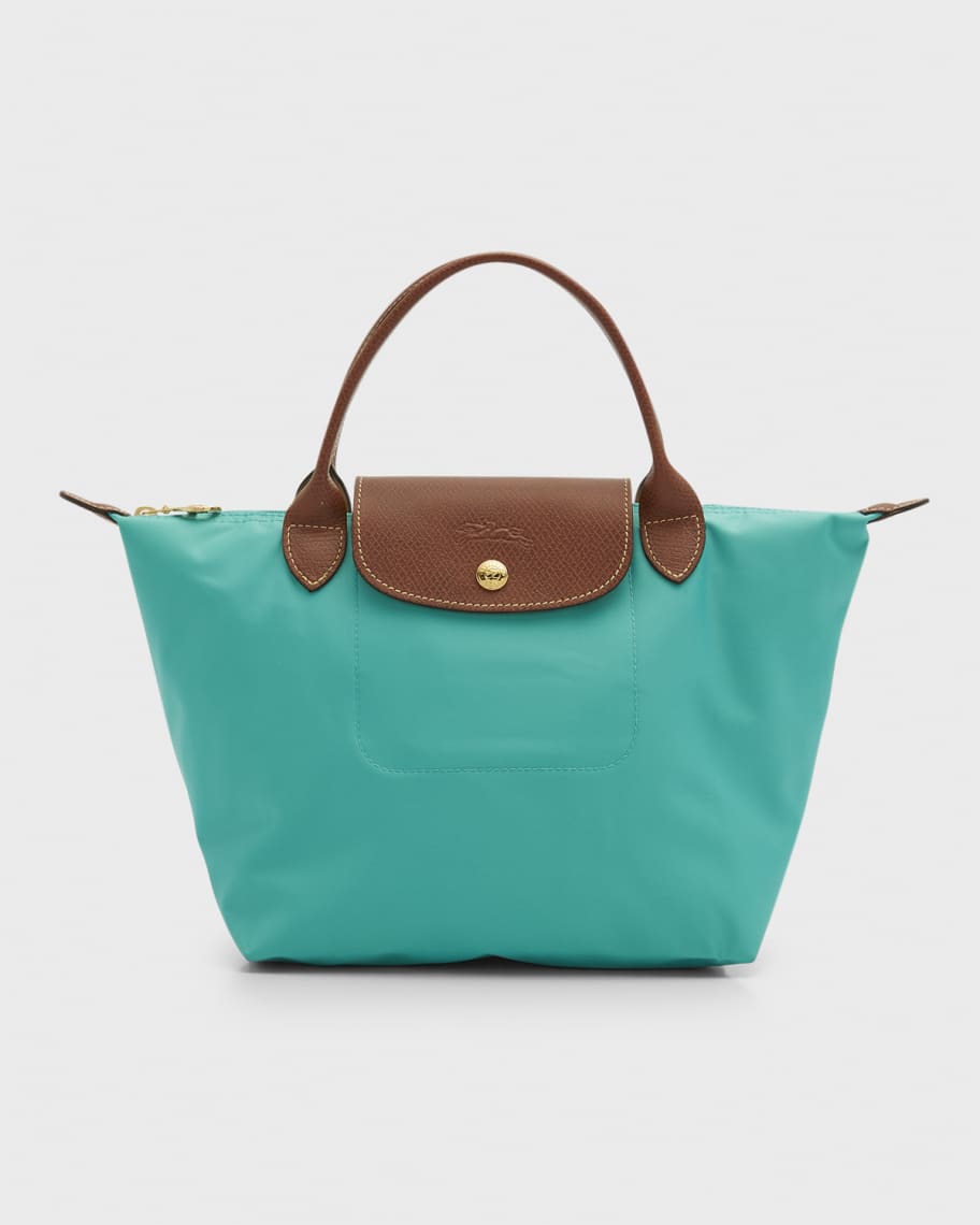 トートバッグ Longchamp LE PLIAGE CLUTCH BAG WITH HANDLE (34175 089P99) Le Pliage Original Pouch with handle Celadon - Recycled