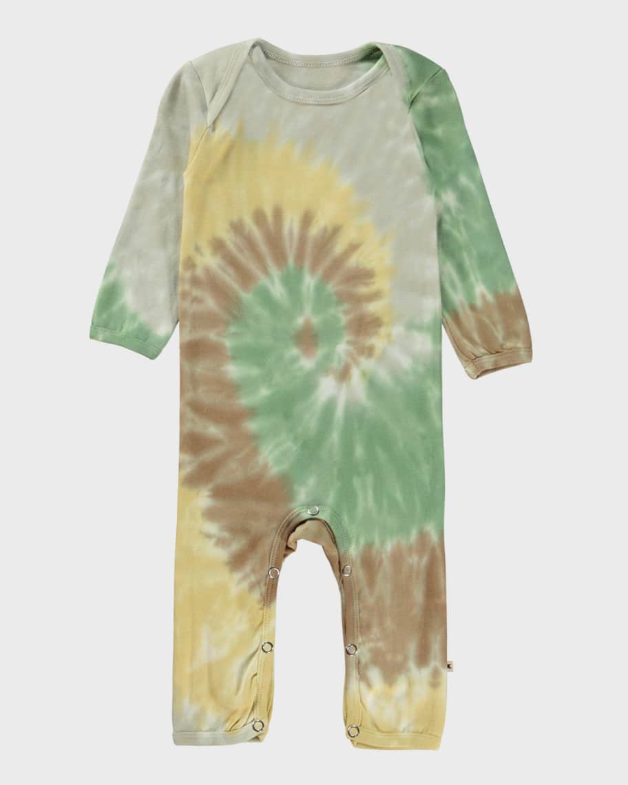 Molo Boy s Faso Tie Dye Romper Size Newborn 12M Neiman Marcus