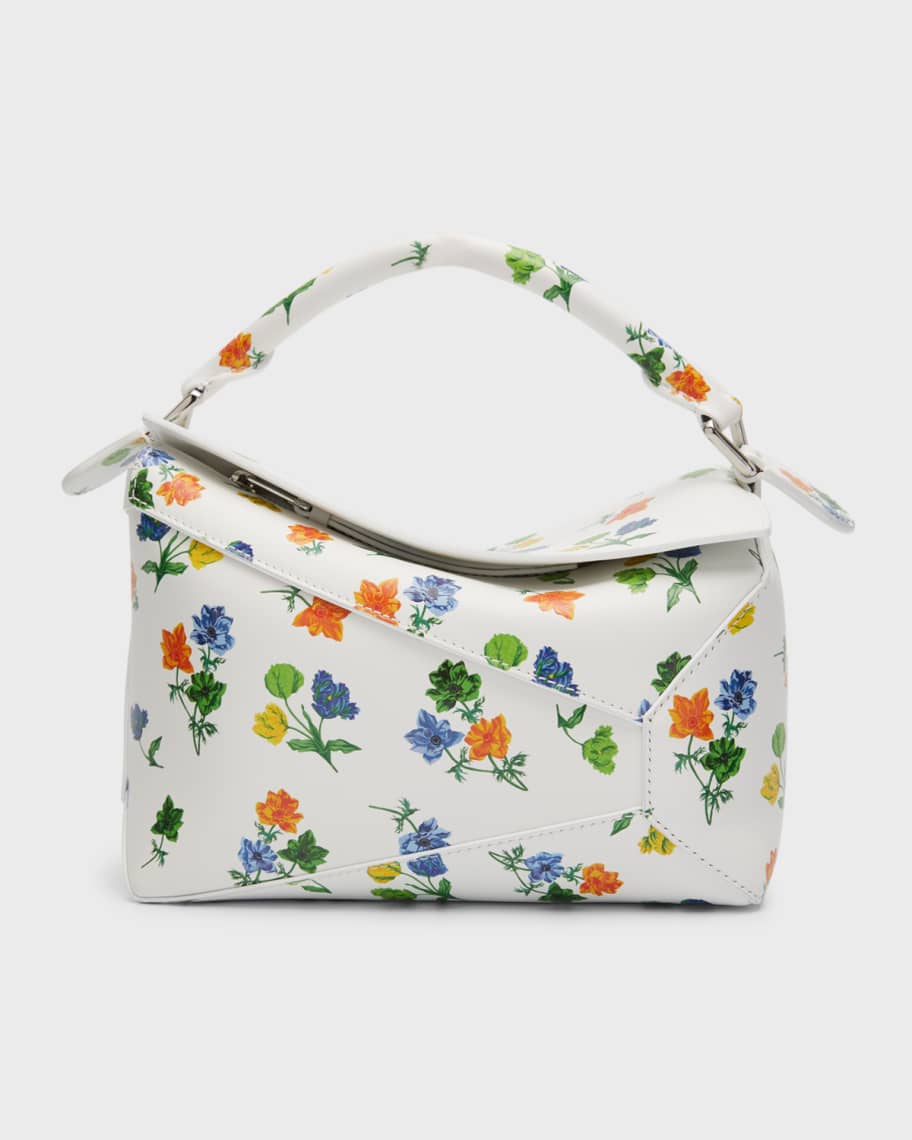 お買い得！！★ ロエベ PUZZLE EDGE FLOWER バッグ★ Loewe Puzzle Edge Small Flower Top-Handle Bag | Neiman Marcus
