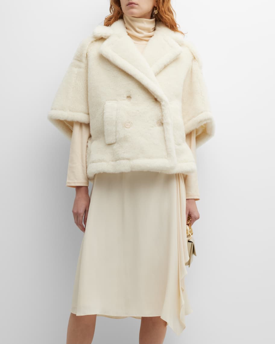 Short Teddy Alpaca Jacket 