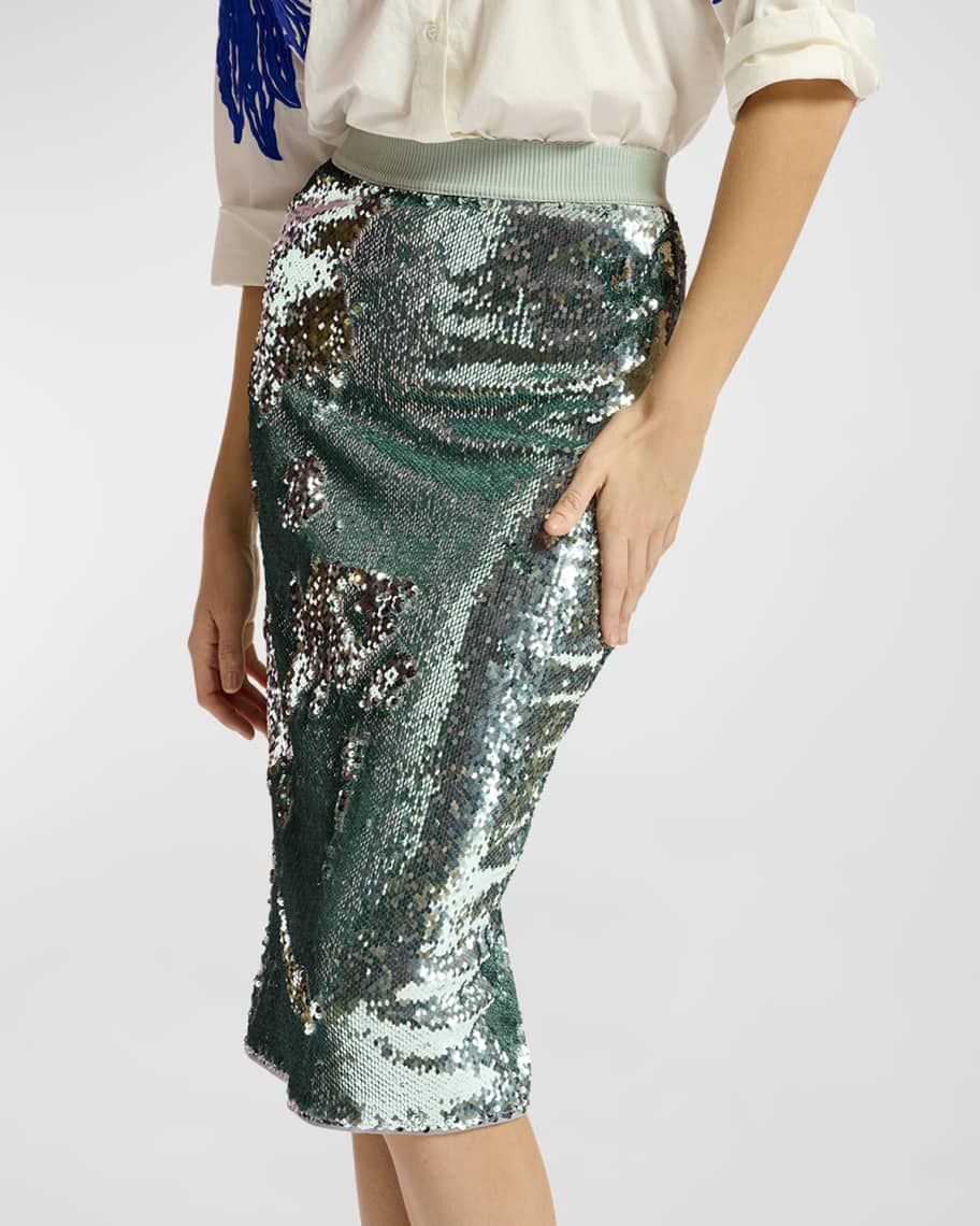 Torrance sequin pencil skirt clearance
