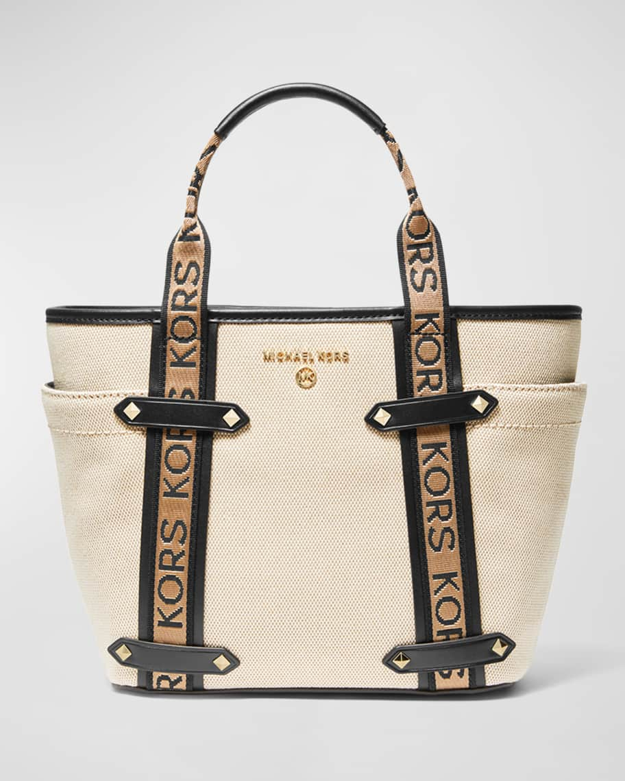 Michael Michael Kors Maddie Medium Logo and Faux Leather Tote Bag