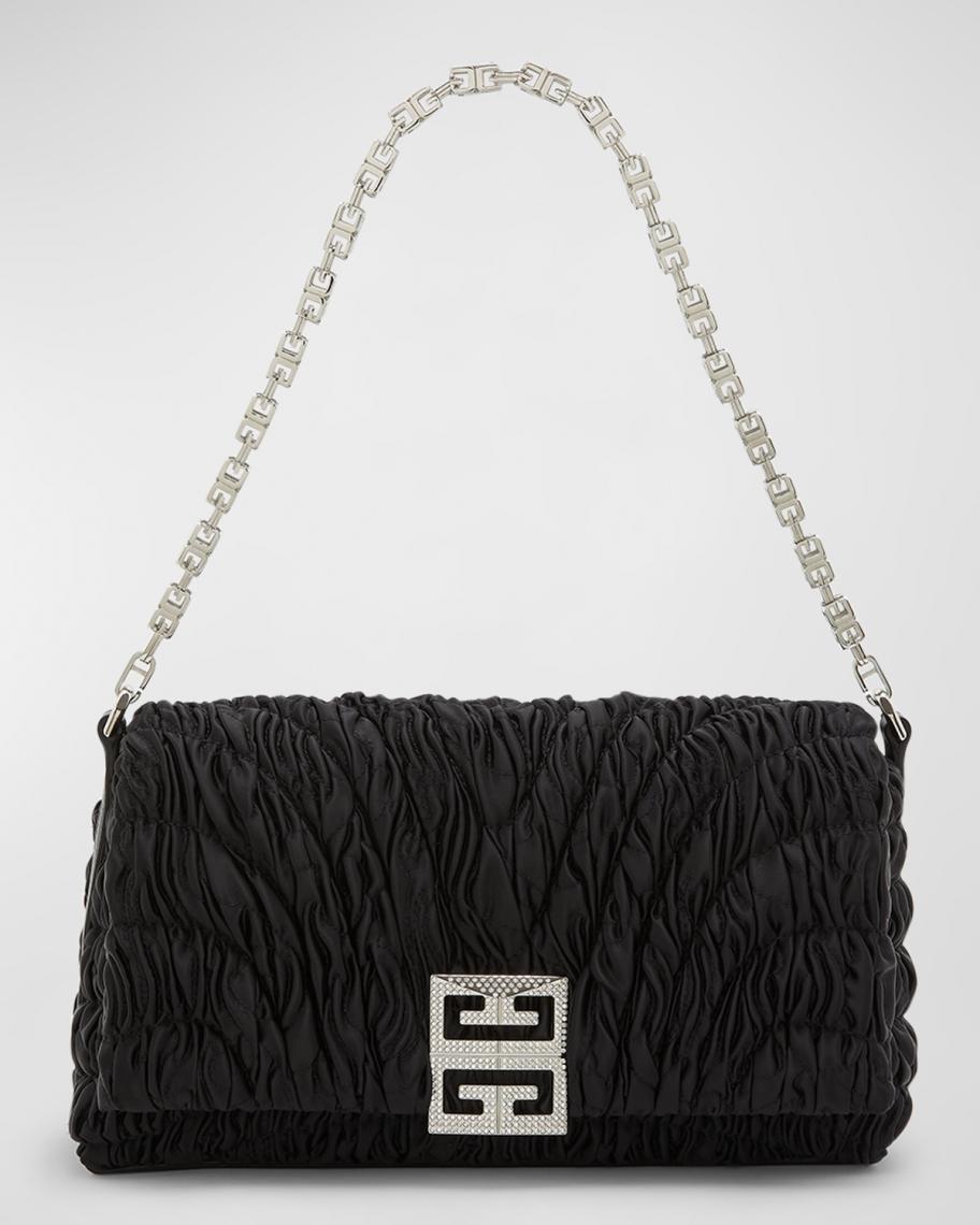 Givenchy 4G Soft Small Crossbody in Quilted Nylon | Neiman Marcus