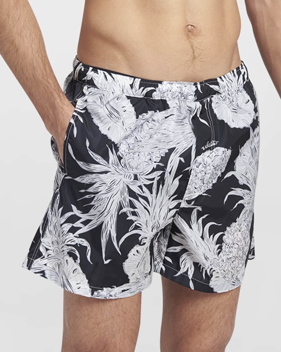 Valentino Garavani Men's Sun Surf Pineapple Swim Shorts
