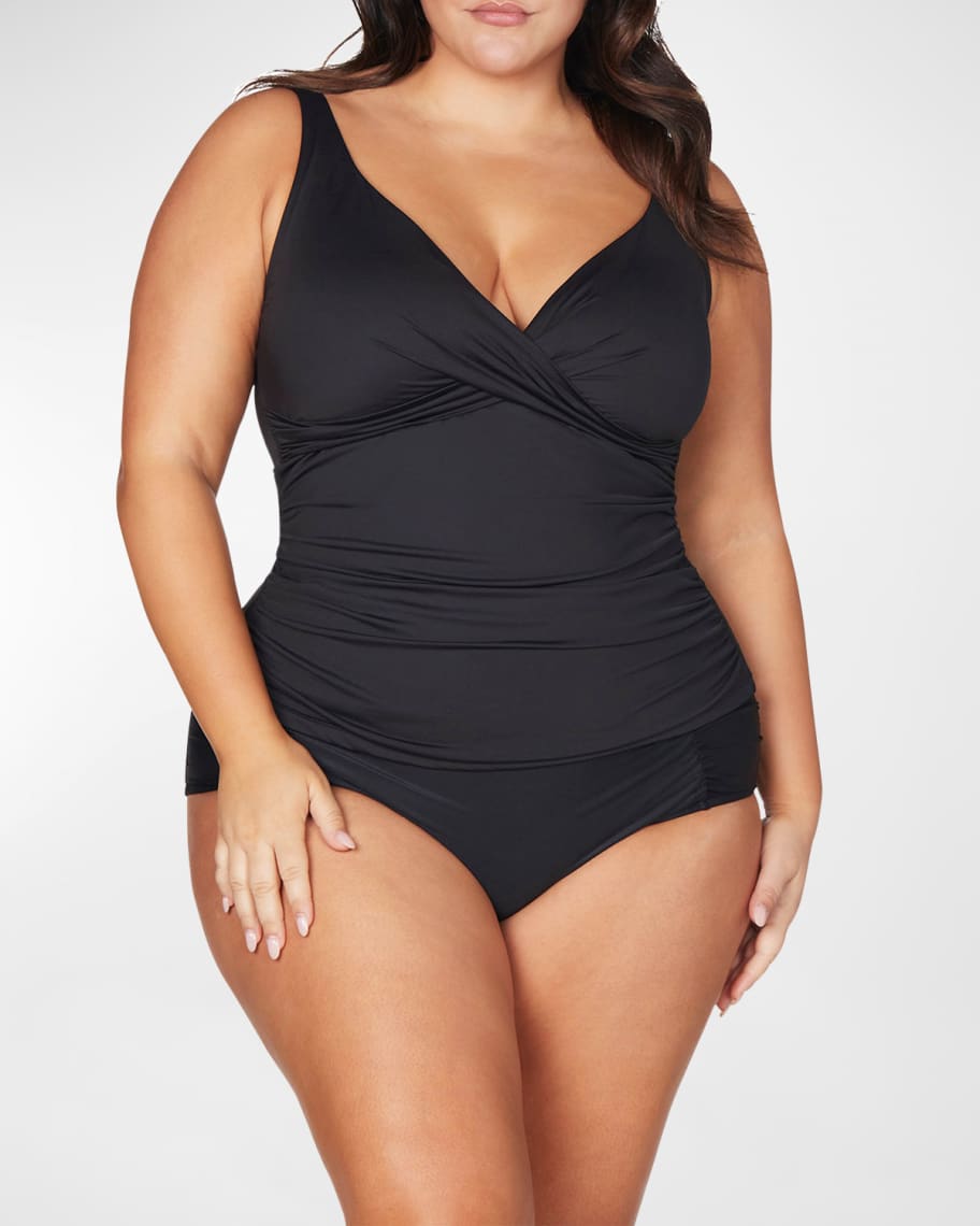 Artesands Plus Size Delacroix Tankini Swim Top Neiman Marcus