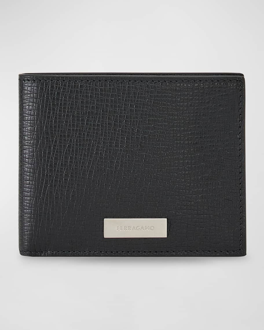 Image 1 of 6: Men's Lingotto Bifold Wallet with ID Slot