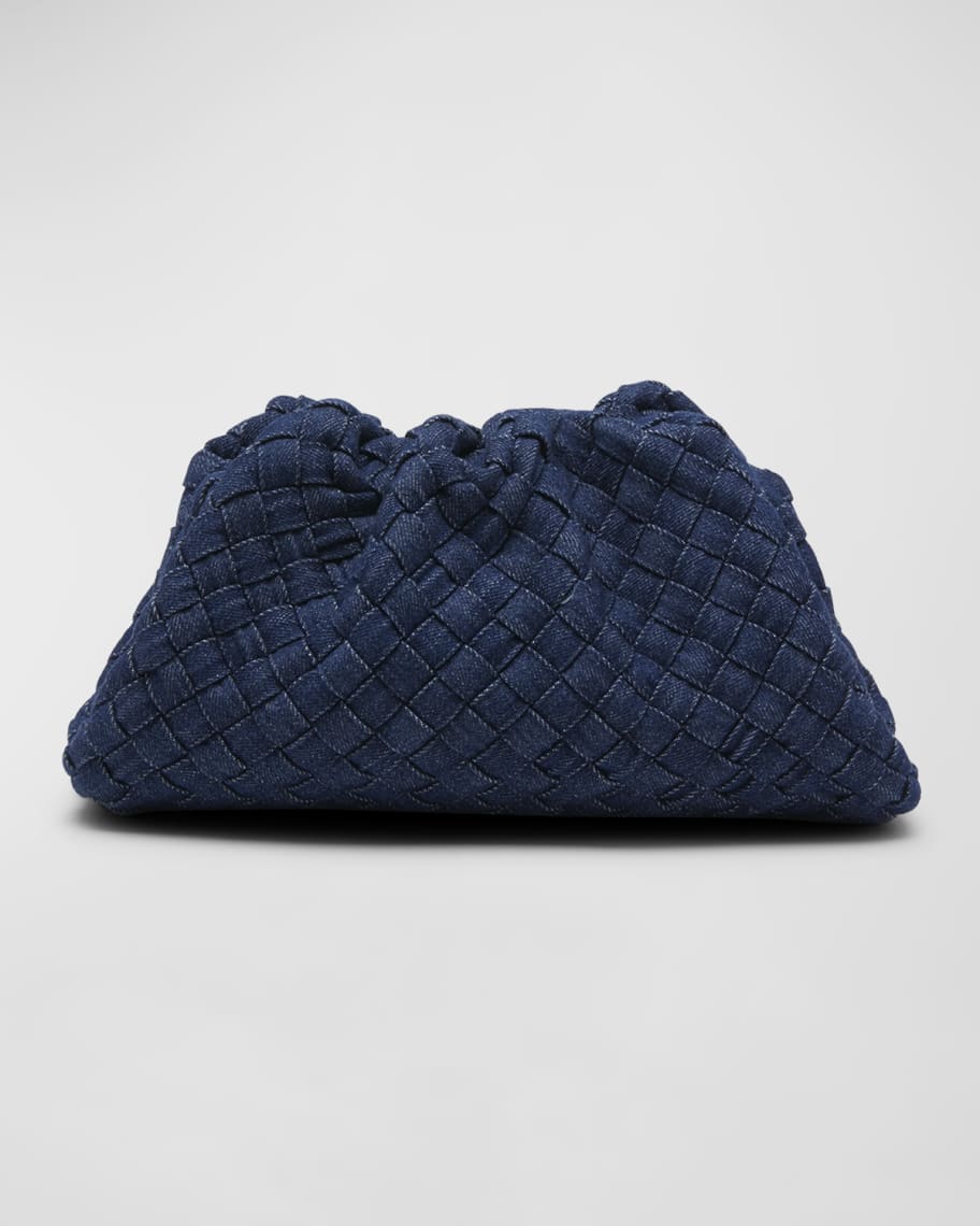 【関税&送料込】Bottega Veneta Camel Suede Medium Clutch Bottega Veneta Almond Calfskin Leather Pouch Clutch