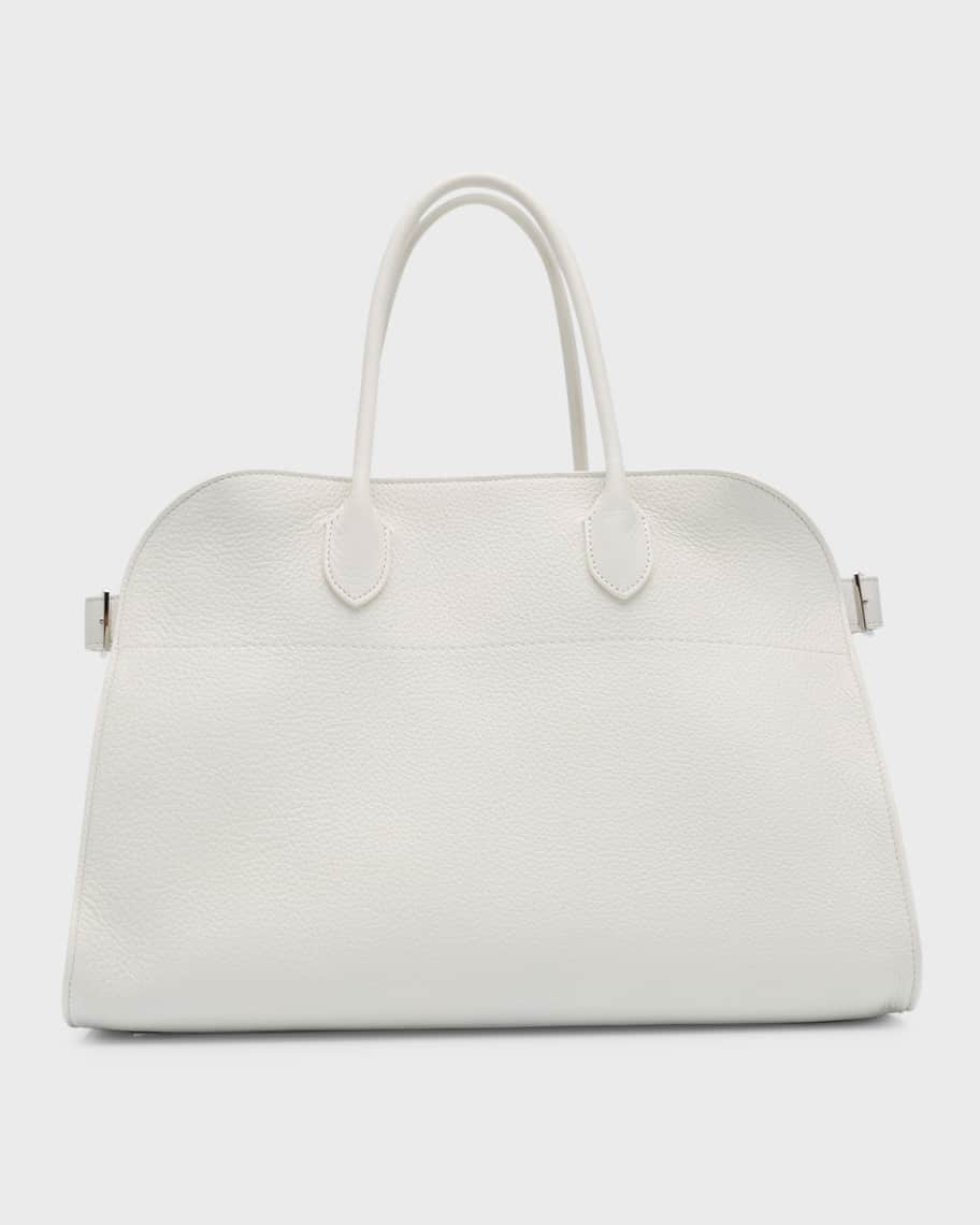THE ROW Margaux 15 Top-Handle Bag in Grain Leather | Neiman Marcus