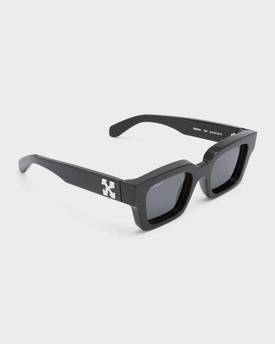 【送料&関税込】Off-White Virgil Square Frame Sunglasses - U 0400015915872_BLACKDARKGREY?