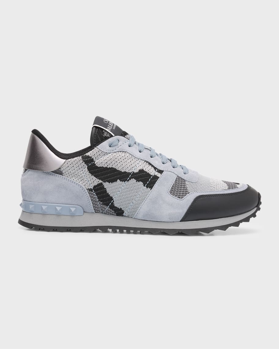 Valentino Men's Camouflage Runner | Neiman Marcus