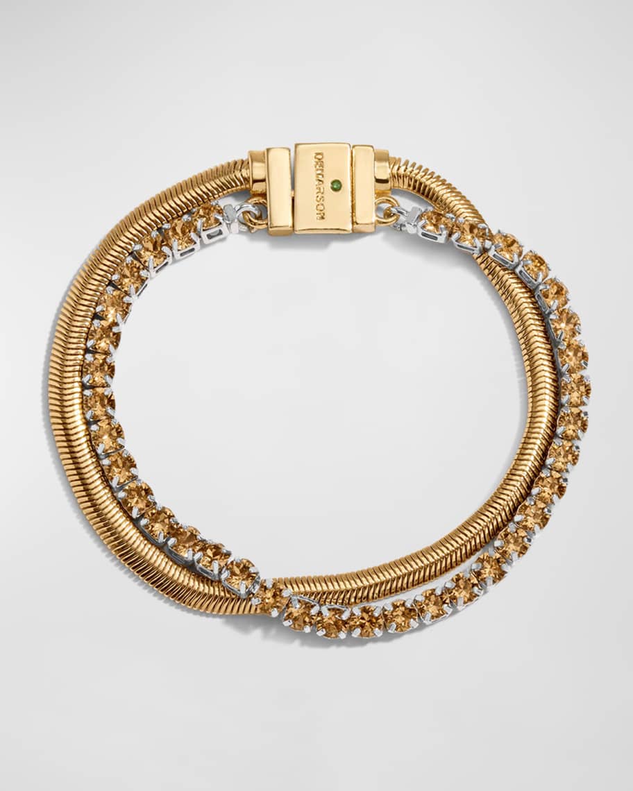 DEMARSON Blake TwoStrand Tennis Bracelet Neiman Marcus