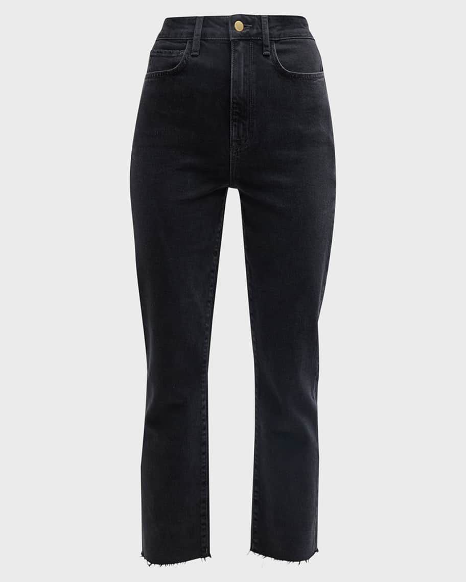 Triarchy Ms. Hawn High Rise Crop Loose Skinny Jeans | Neiman Marcus