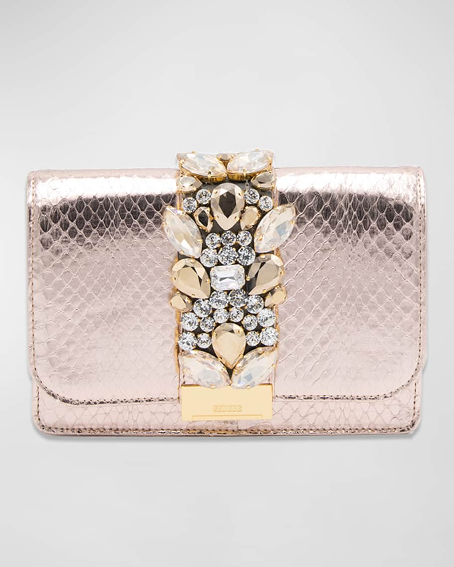 SMALL BROOKE Frame Clutch - Gold — RAFE New York