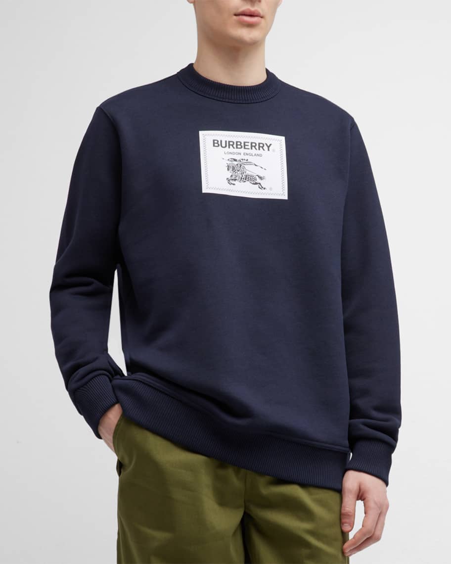 Burberry Men's EKD Label Sweatshirt | Neiman Marcus