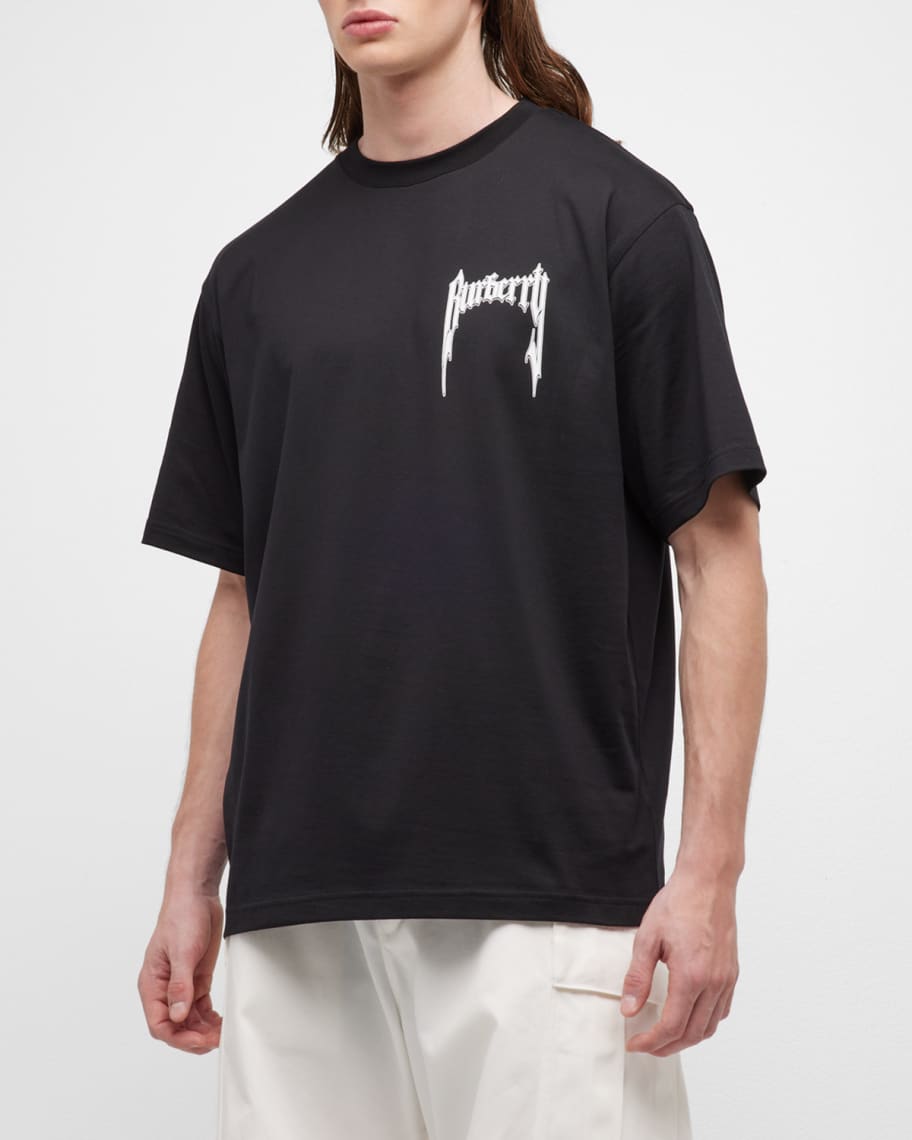 Burberry Men's Rock Logo Crewneck T-Shirt | Neiman Marcus