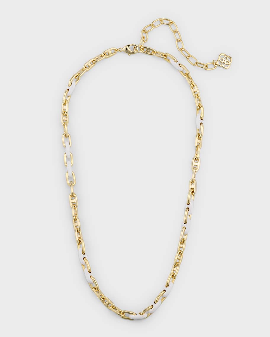 Kendra Scott Bailey Enamel Chain Necklace
