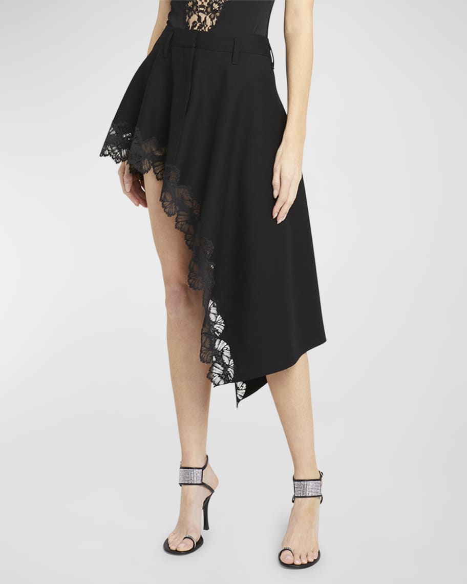 Stella Mccartney Garden Print Asymmetric Skirt Skirts 600042644grn